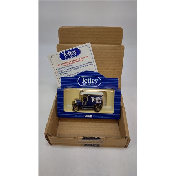 Lledo promotional Tetley Tea banded Model T Ford van in box