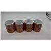 Image 2 : Set of 4 Mural Designed "Chocolat" Mugs