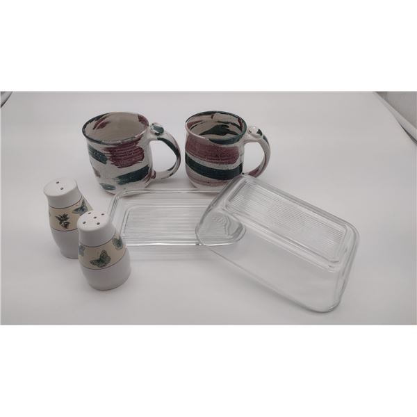 Assorted Stone and Glassware