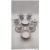 Image 1 : B/W Floral Motif Tea Set