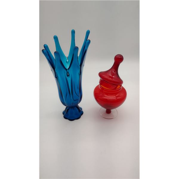 Vintage Art glass Decor peices