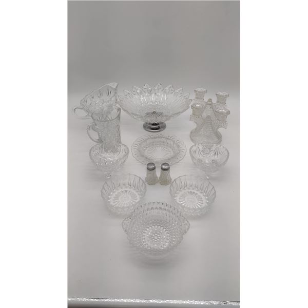 Assorted Pinewheel Glassware