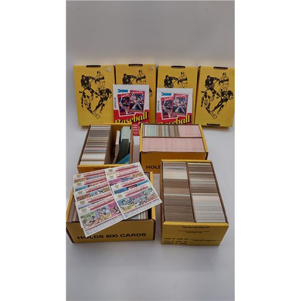 4 Boxes of Baseball Trading Cards
