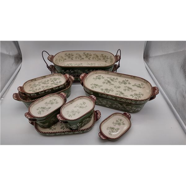 Full Set of Stoneware Dishes