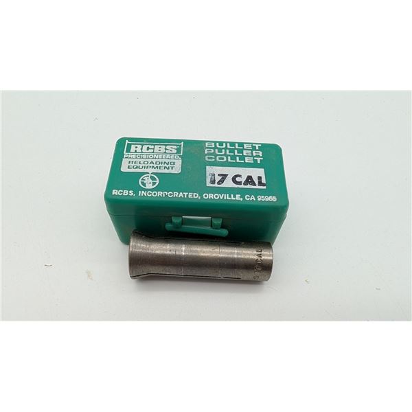 RCBS bullet puller collet .17call