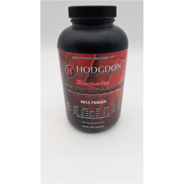 1lb Hodgdon Hornady superformance rifle powder