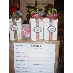 Ceramic Bow Box w/Candy