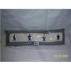 Country Star Pillows-9x29" Navy