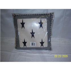Country Star Pillows-16x16" Navy