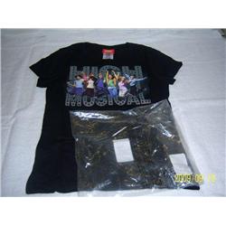 High School Musical Tees-Black L 14/16