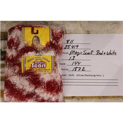 MAGIC SCARF/ RED AND WHITE