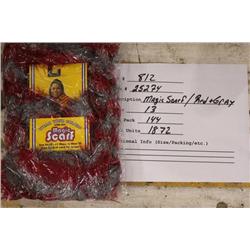 MAGIC SCARF/ RED AND GREY