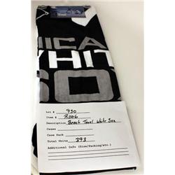 BEACH TOWEL WHITE SOX