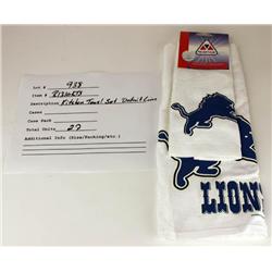 KITCHEN TOWEL SET DETROIT LION