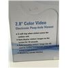 Image 5 : RL 2.8” Color Video Electronic Peep-hole Viewer (new in box) Outdoor/Indoor Unit - Wide Scr