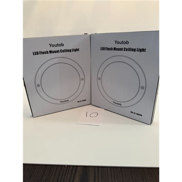 Youtab LED Flush Mount Ceiling Light