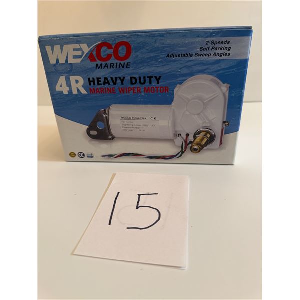 Wexco 4R Heavy Duty Marine Wiper Motor “New” retail price $196.00