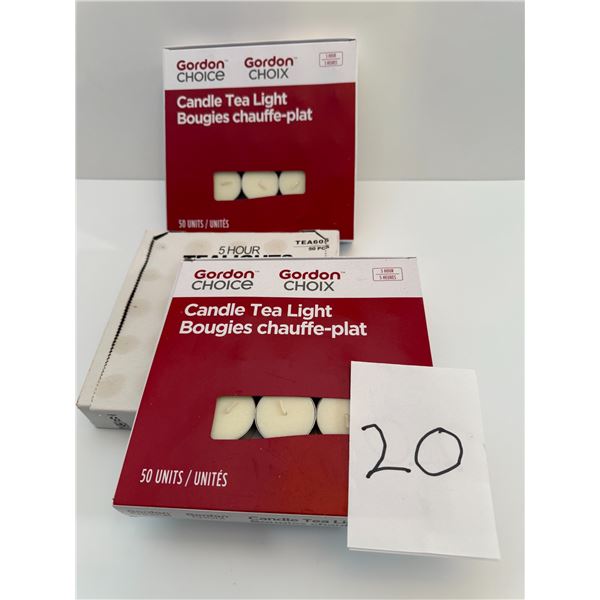 Gordon Choice Candle Tea Light 160 units {New}
