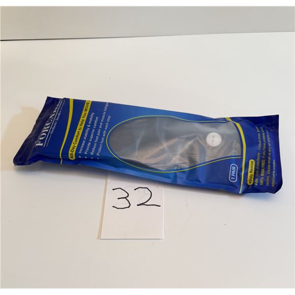 1 pair Forcare Orthotic Insoles Men's size 14-14.5 (NEW)