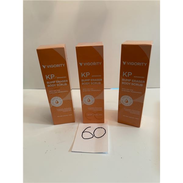 Vigority Bump Eraser Body Scrub 8.45 oz / 250 g - cleanses, exfoliates. Gentle on sensitive skin - n