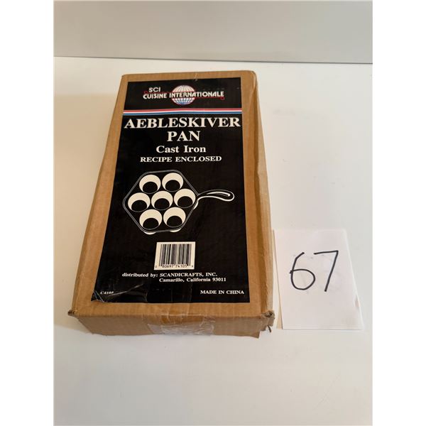 Scandicrafts Aebleskiver Cast Iron Pan - heat retention qualities allow for even cooking temperature