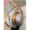 Image 2 : Glynzak Wireless Bluetooth Headphone - Rose Gold (soft ear cups, hands free calling) x 2 - new