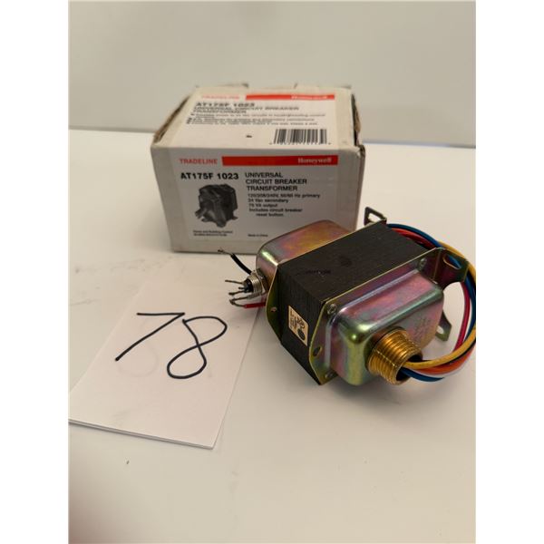 Honeywell, AT175F 1023 Universal Circuit Breaker including circuit breaker reset Button (NEW)