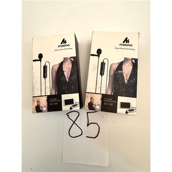 Maono AU-100 Lavalier Microphone It’s Omnidirectional condenser for smartphones, DSLR and A