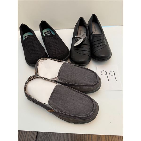 3 pairs Women Causal Athletic Shoes with Memory Foam