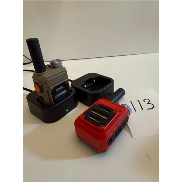2 New Waterproof & Shock Resistant Walkie-Takies Long Range. Rechargeable Walkie-Takies with long Ba
