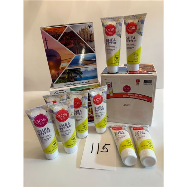 3 boxes - eos Shea Better Hand Cream Vanilla Cashmere Instant Hydration 2.5 retail total value $300.