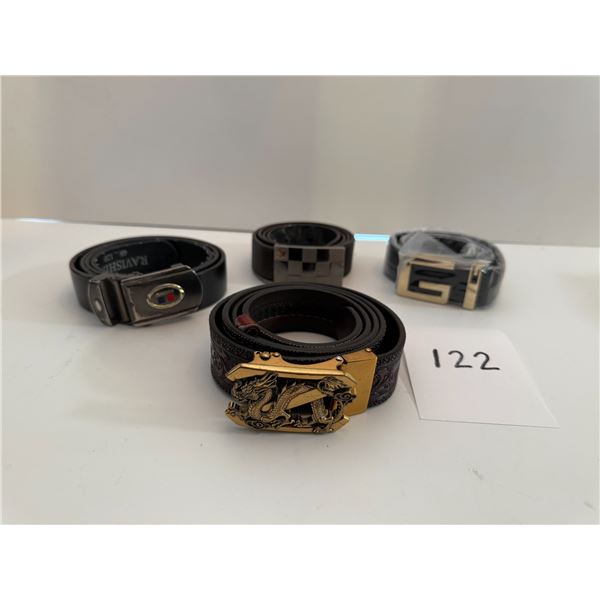 4 High Fashion Men's Belts