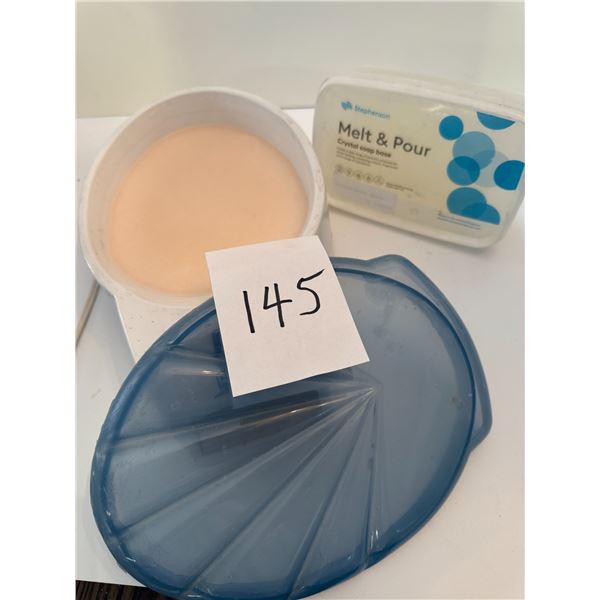 Stephenson Melt & Pour Crystal soap base & Jibere de Paris Saten Smooth Foot Spa Paraffin Therapy Ba