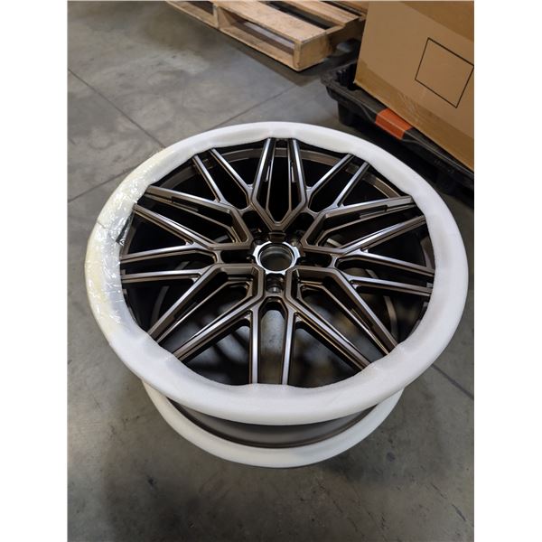 New Single forged T6061 12000T 22 in x 101/2 ET425 x 120 64.1 Rim -Single rim new in box