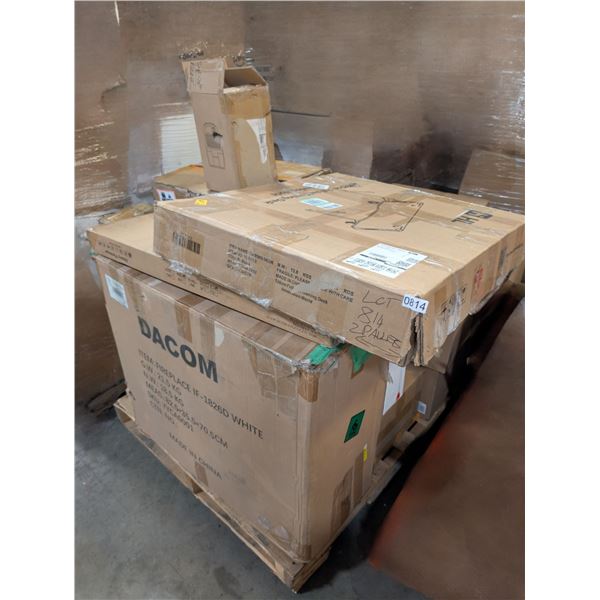 Two pallets with miscellaneous merchandise from fulfillment warehouse (for parts & miscellaneous)