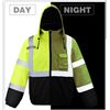 Image 2 : New Size XL Caparazon Class4 High Visibility Weatherproof Bomber Jacket with Quilted Built-in Liner