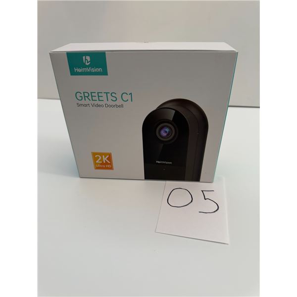 HeimVision Greets C1 Smart Video Doorbell (new in box)2K Ultra HD Day / Night Vision, 2 Way Audio, H