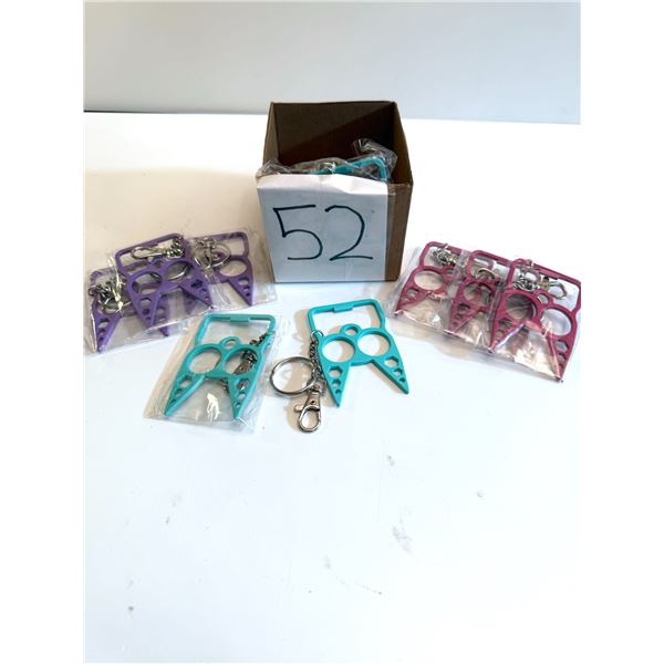 Stay Safe Self Defence Key Chain tool as well as potential bottle opener or wrench x 9 units - new
