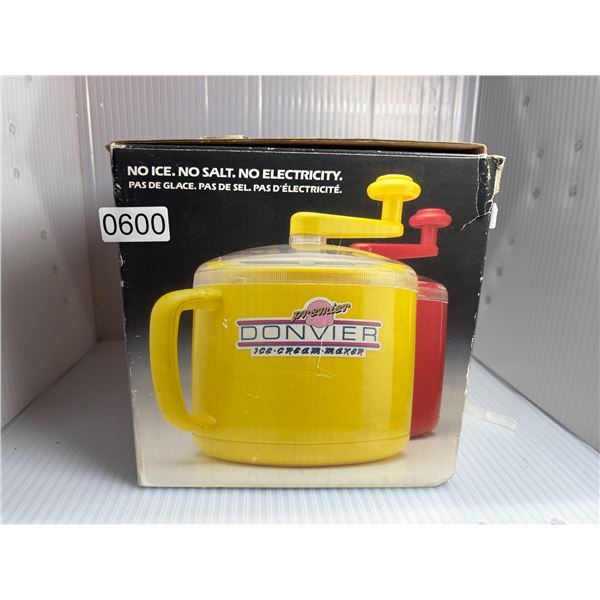 Premier Donvier ice cream maker