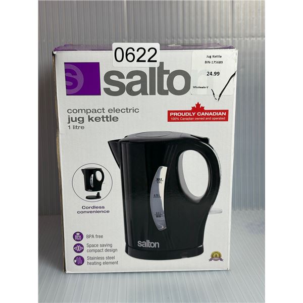 Salton compact 1L electric Jug Kettle (working)