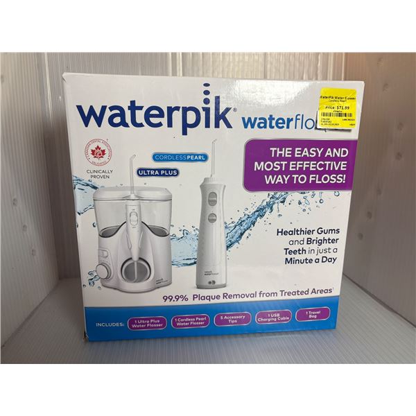 Waterpik water flosser with Ultra Plus and Cordless Pearl