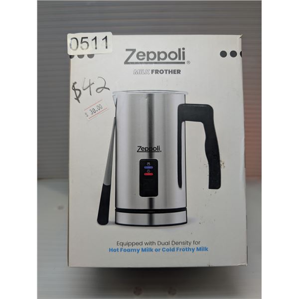 New Zeppoli milk frother hot and cold