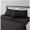 Image 1 : New Amazon Basics light weight super soft easy care microfiber sheet set with 14in deep pockets - Fu