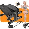 Image 1 : VitalLeap Steppers for Exercise at Home, Adjustable Pedal Height Mini Stepper with Resistance Bands,