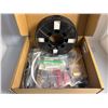 Image 2 : Overture Pla 3D printer filament black 1.75mm/ 1kg/ build surface and accessories