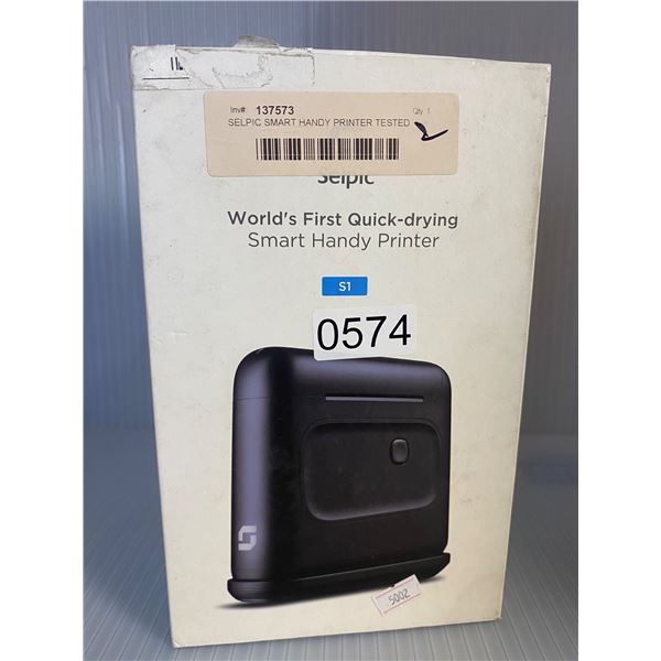 Selpic World's First Quick Drying smart handy printer S1 (working)