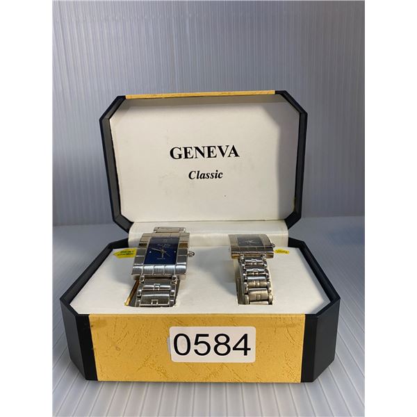 Fred Belay Premier Japan Movement wrist watches set with Geneva Classic case