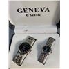 Image 2 : Geneva Classic water-resistant wrist watches set with case