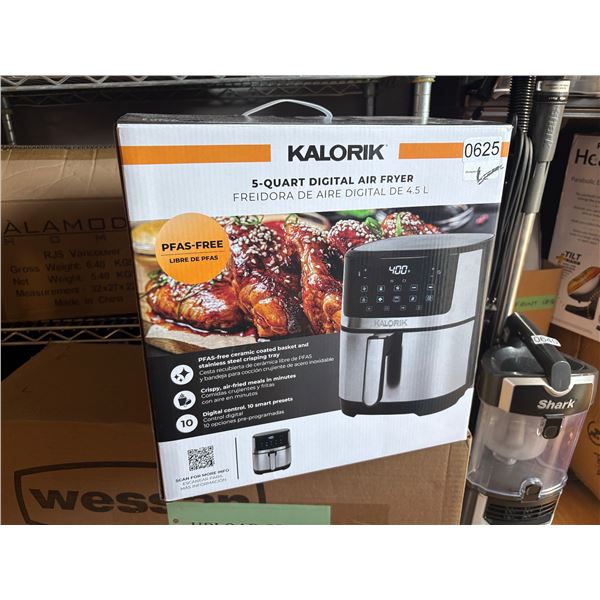 Kalorik 5qt digital air fryer
