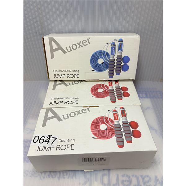 3 pc new electronic counting Jump ropes